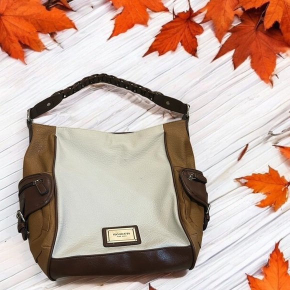 Rossetti Shoulder Bag - 3-tone design with rich browns - Lots of Storage! - Picture 1 of 12
